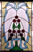 art nouveau bloemmotief uitvoering